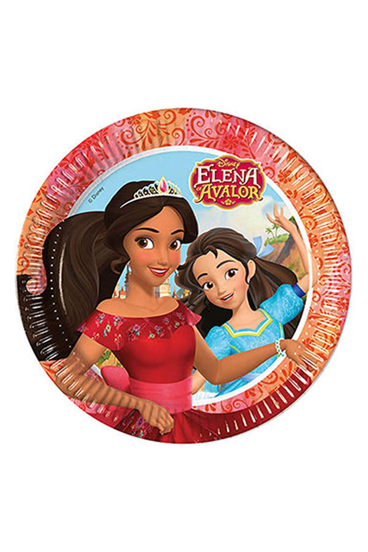 Disney 49755 "Elena of Avalor Party Decoration Plates Paper, 23 cm/Large