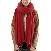 Womens Winter Scarf Long Soft Chunky Scarves Warm Blanket Oversized Shawl Wraps