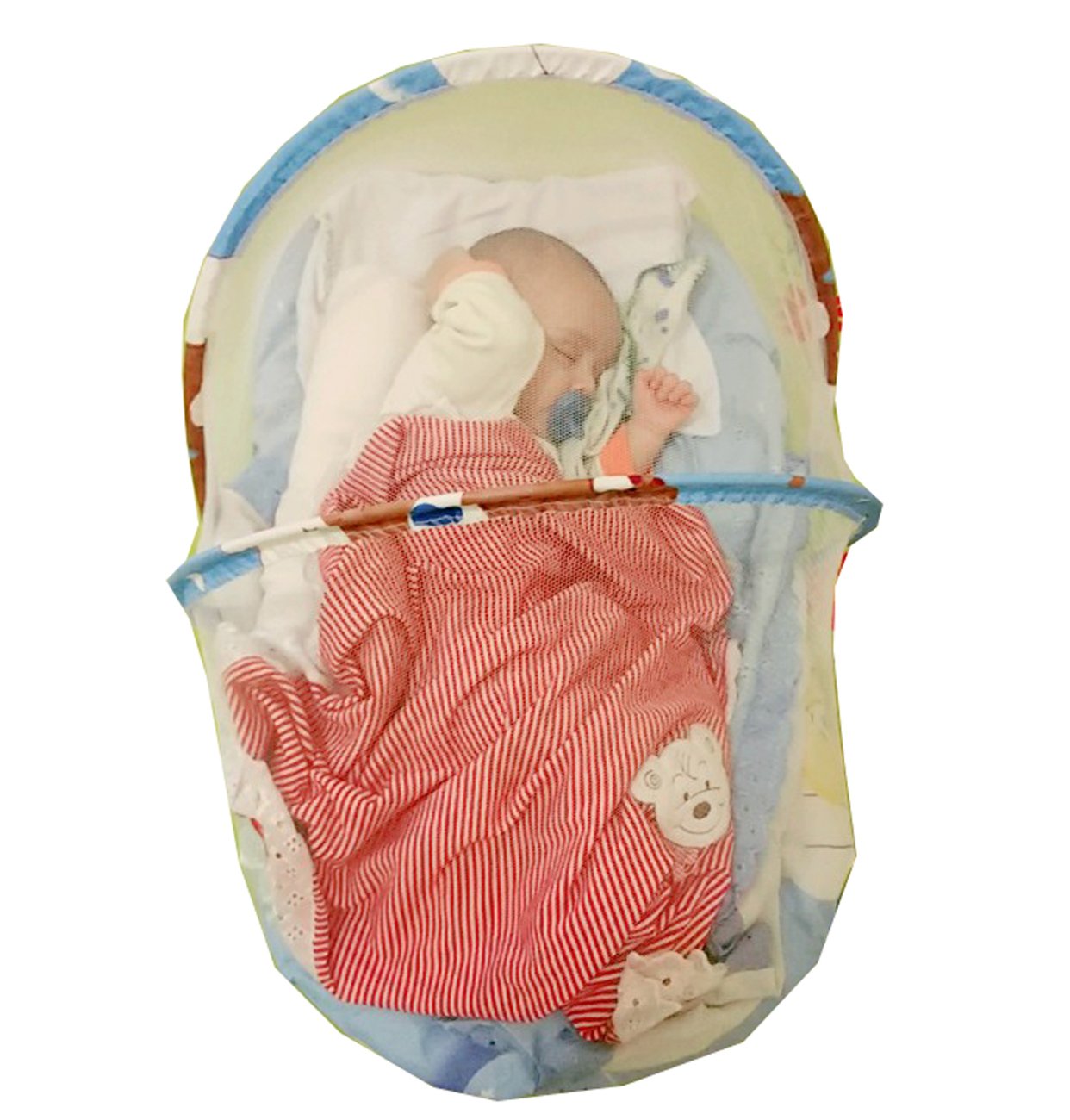 Napravi Rs Moustiquaires Accessoires De Literie Avec Moustiquaire Et Oreiller Lit De Voyage Portable Et Pliable Ensemble De Tente Et Matelas Pour Bebe