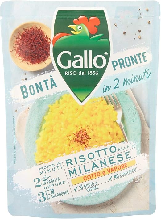 Riso Gallo Risotto Alla Milanese Expresso 250 gr [confezione da 3