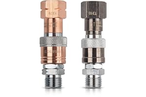 Cutting torch quick connect fittings | Oxy acetylene quick connect fittings | Oxy Fuel Quick Connect Coupler Set