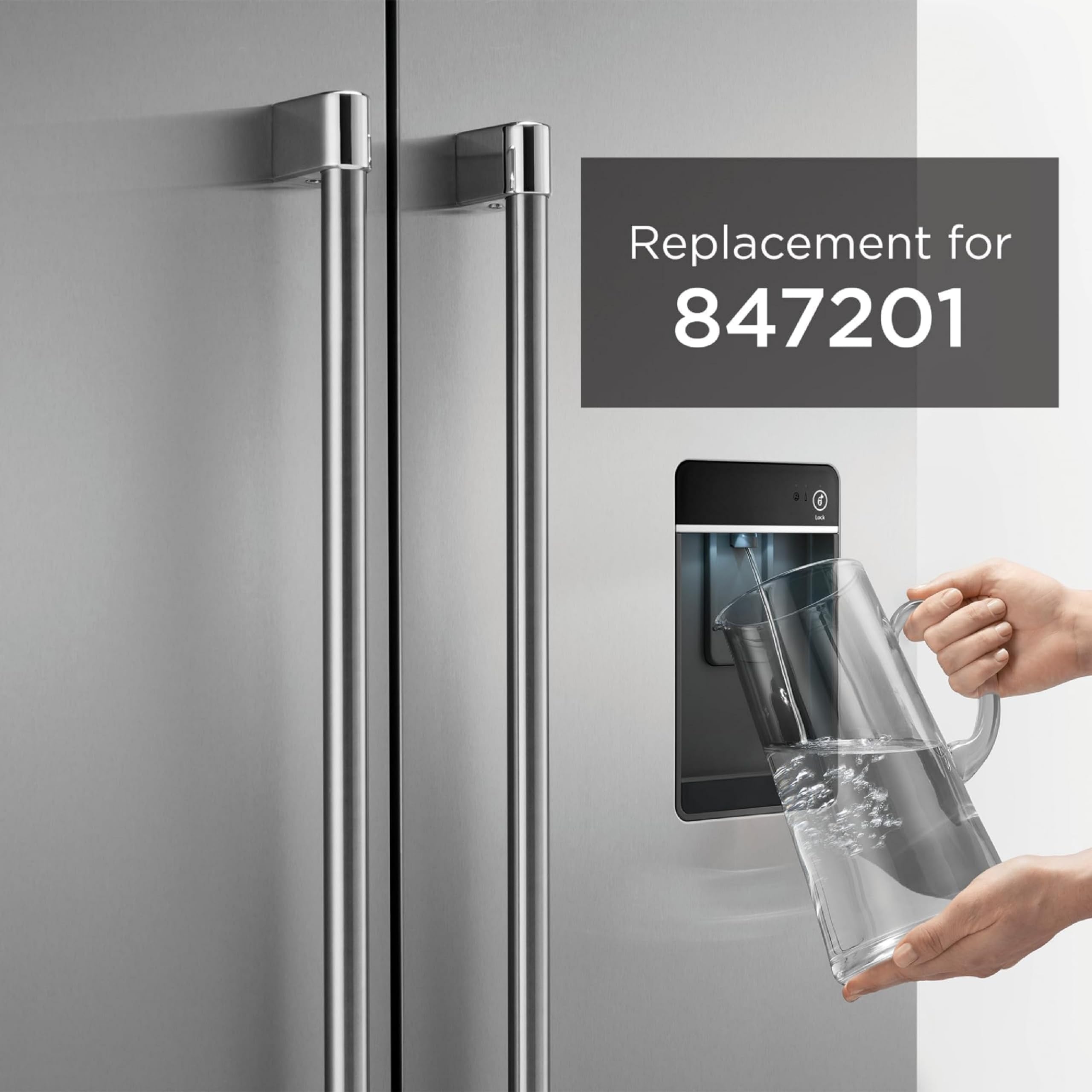 Fisher & Paykel 847201 Refrigerator Water Filter | Certified to Remove Chemicals and Contaminants from Water - Waters Filter Improves Quality and Taste - Pack of 1