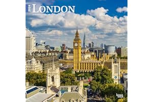 London | 2024 12 x 24 Inch Monthly Square Wall Calendar | BrownTrout | UK United Kingdom City