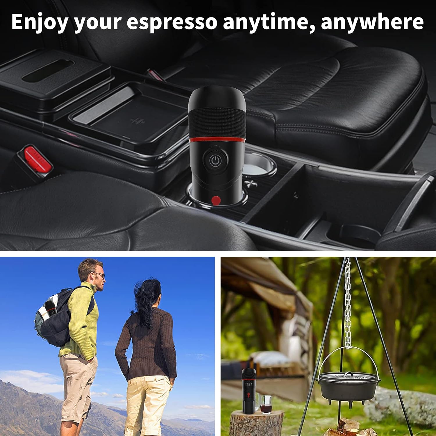 TTDC Espresso Coffee Maker Portable Travel Electric Espresso Machine Hand Coffee Maker USB Powered for Camping, Travel, Home, Office, Car, Outdoor: Kitchen & Dining