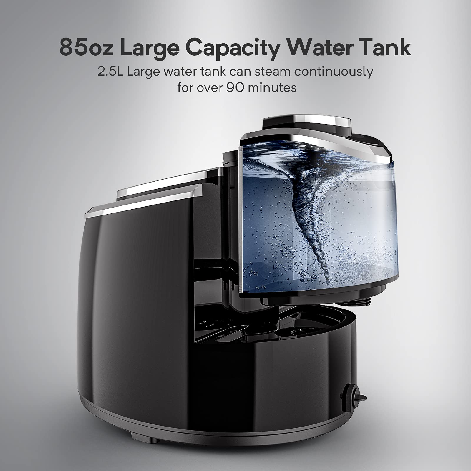 Professional Steamer for Clothes, Anthter 1500W Powerful Full Size Garment Steamers, 35s Fast Heat-up, 90 Mins of Continuous Steam Wrinkle Remover with 2.5L Water Tank, Perfect for Household