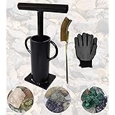 Rock Crusher Manual Hand Ore Crusher Glass Breaker Heavy Duty Frit Maker Mining Pulverizer Gold Prospecting Rock Hound