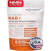 Eternaroot NAD+ 5D Matrix - High Potency NAD Precursor - 1000mg Nicotinamide Riboside (NR) + Liposomal Resveratrol - Clean Vegan Formula - Cellular Energy &amp; Immune Support