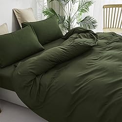 Luxlovery Army Green Comforter Cal King Dark Green