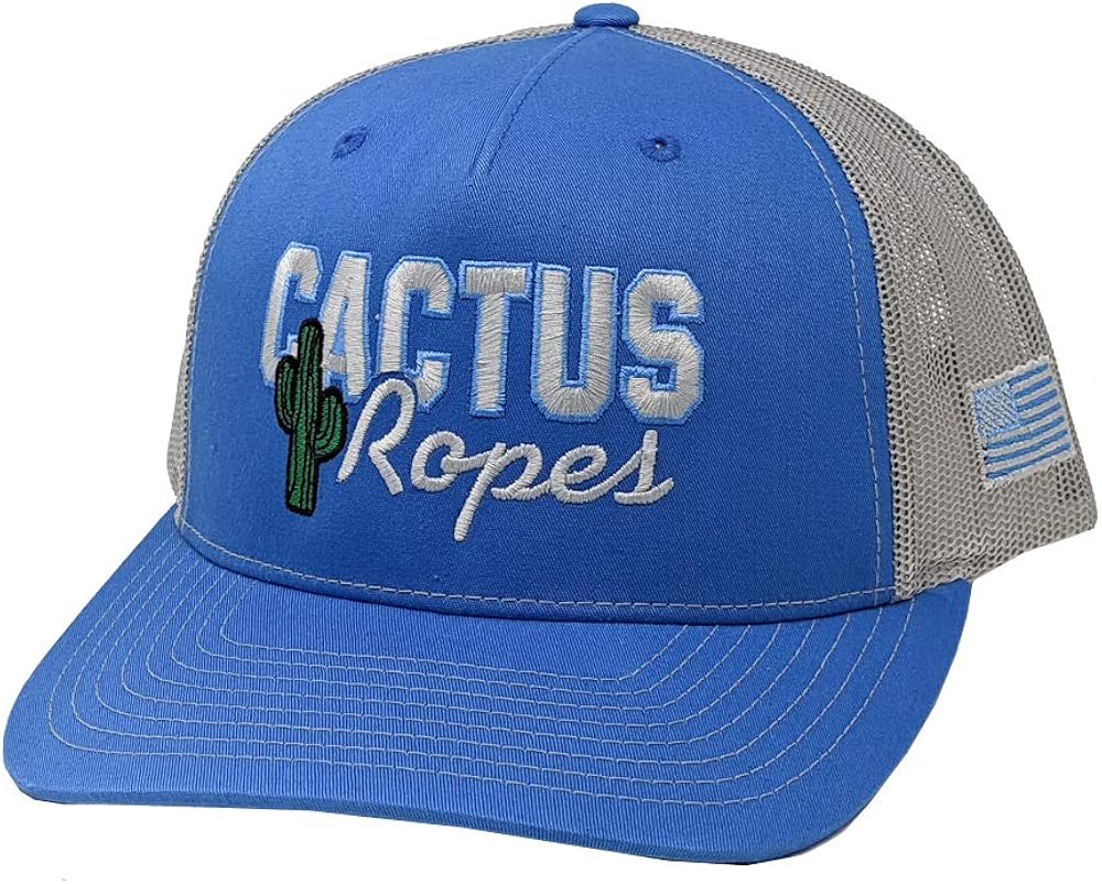 Cactus Ropes Mesh Back Adjustable Snapback Hat (Cobalt/Grey) Amazon.ca