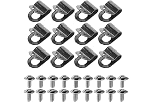 MUSISALY 40pcs Hockey Helmet Buckle Repair Kit with Visor Clips, Universal Ice Hockey Helmet Fastening