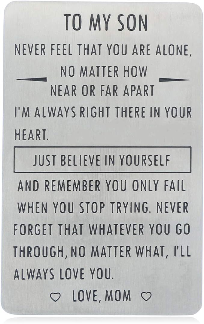 personalized gifts from mother to son