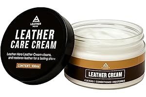 Leather Hero 2-in-1 Purse Cleaner & Conditioner – Leather Cream for Handbags, Designer Bags, Faux & Saffiano Leather – Non-Greasy, Won’t Darken, Safe for Purses, Jackets & More