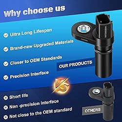 Set of 2 Camshaft Position Sensor Compatible with