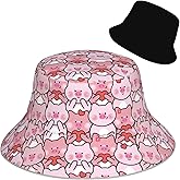 Zminciu Bucket Hat for Men Women Packable Reversible Printed Summer Hats