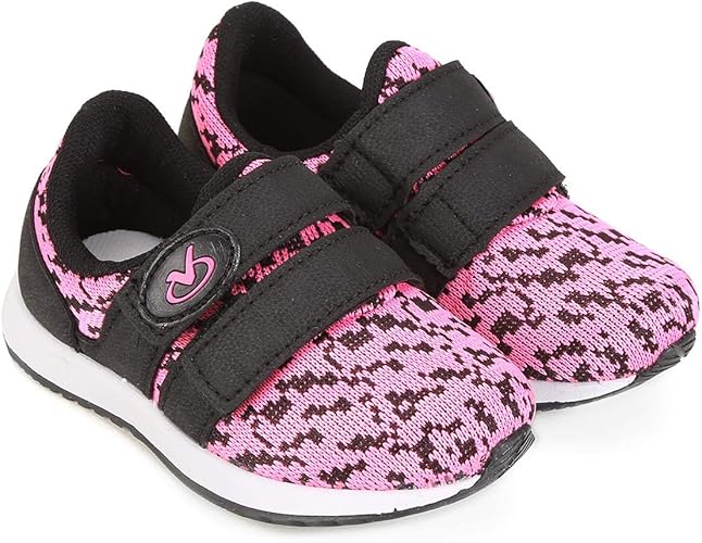 tenis com velcro feminino preto