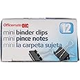 OIC(R) Binder Clips, Mini, 1/4in. Capacity, Box Of 12