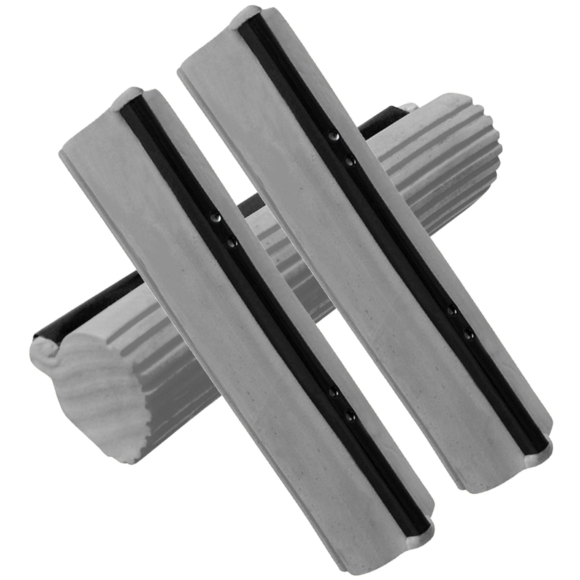 Sponge Roller Mop Head Refills,Pack of 3 Absorbent Sponge Pads Replacement,27cm-grey