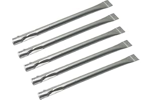 Direct Store Parts DA101 (5-Pack) Stainless Steel Burner Replacement for Master Forge Models: L3218, P3018, SH3118B Gas Grill