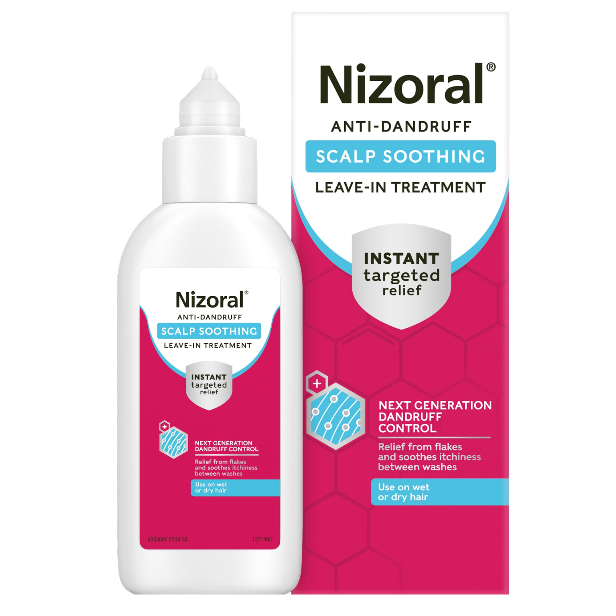 Nizoral Scalp Soothing Leave-in Treatment,Proven to Sooth Scalp Irritation, Prevents Dry, Itchy & Flaky Scalps Returning,Soothes Itchiness between Washes, Use on Wet or Dry Hair, 1 x 100ml