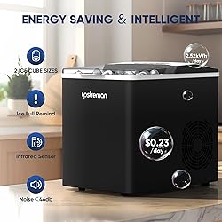 Upstreman Y90 Pro Countertop Ice Maker with