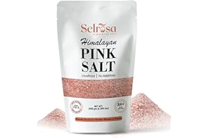 Selrosa Himalayan Pink Salt Fine Grain 2.2 lb Pouch – 100% Natural & Unrefined Rock Crystals, Mineral-Rich, Gluten-Free, Kosh