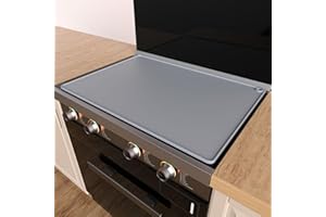 Iycnkok X-Large Silicone Pet Food Mats 28" x 20" - Non Slip Waterproof Pet Dog Cat Bowl Feeding Mats Placemat - Electric Glass Stove Top Cover Dish Drying Mats - Gray