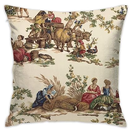 Amazon Com Nelife French Country Toile Print Home