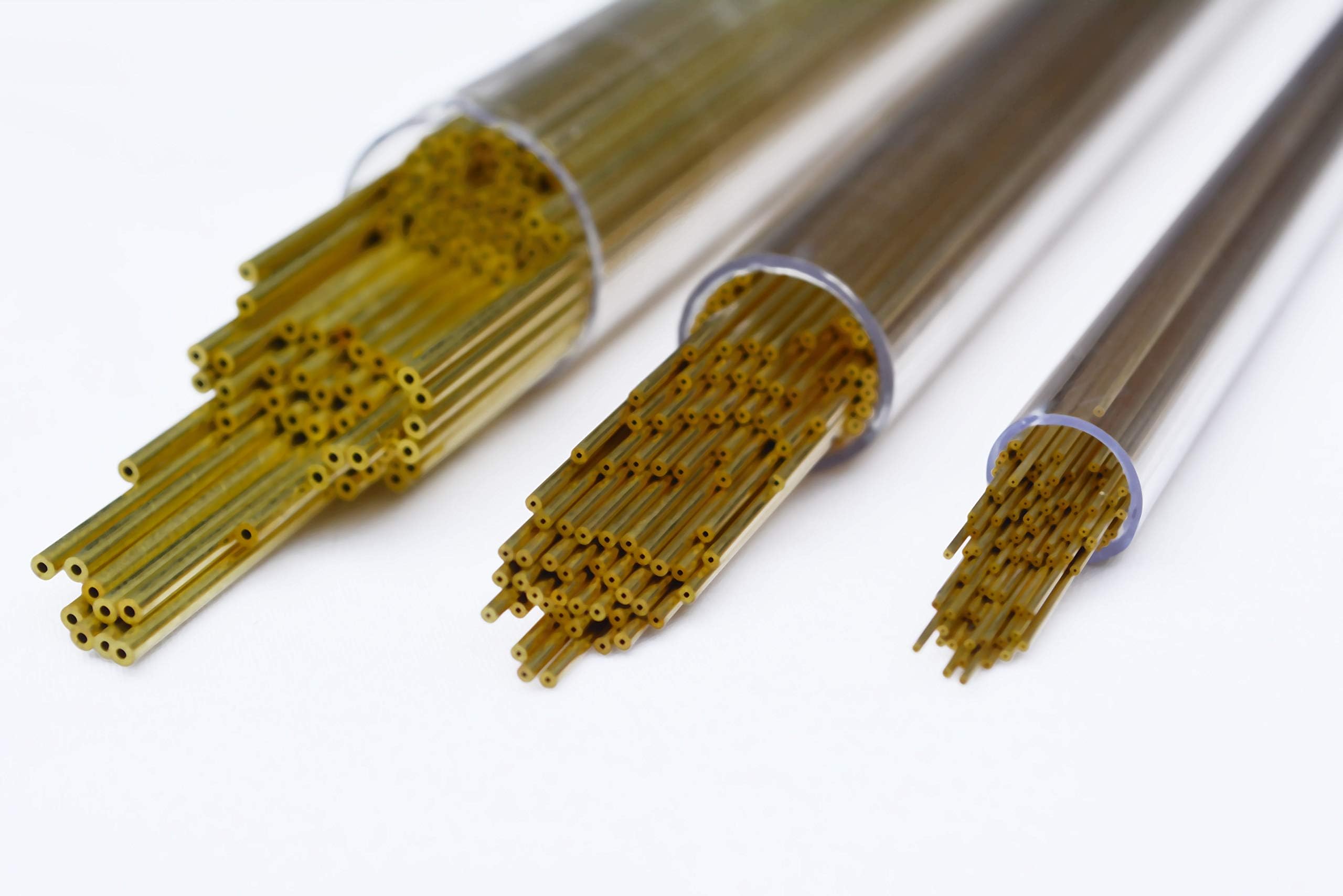 10 Pieces of EDM Drilling Brass Electrode Tube OD 2.0mm x 400mm