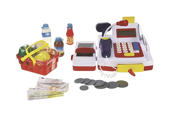 Happy People 45055 - Haushaltsspielzeug Kasse mit Rechner-Funktion