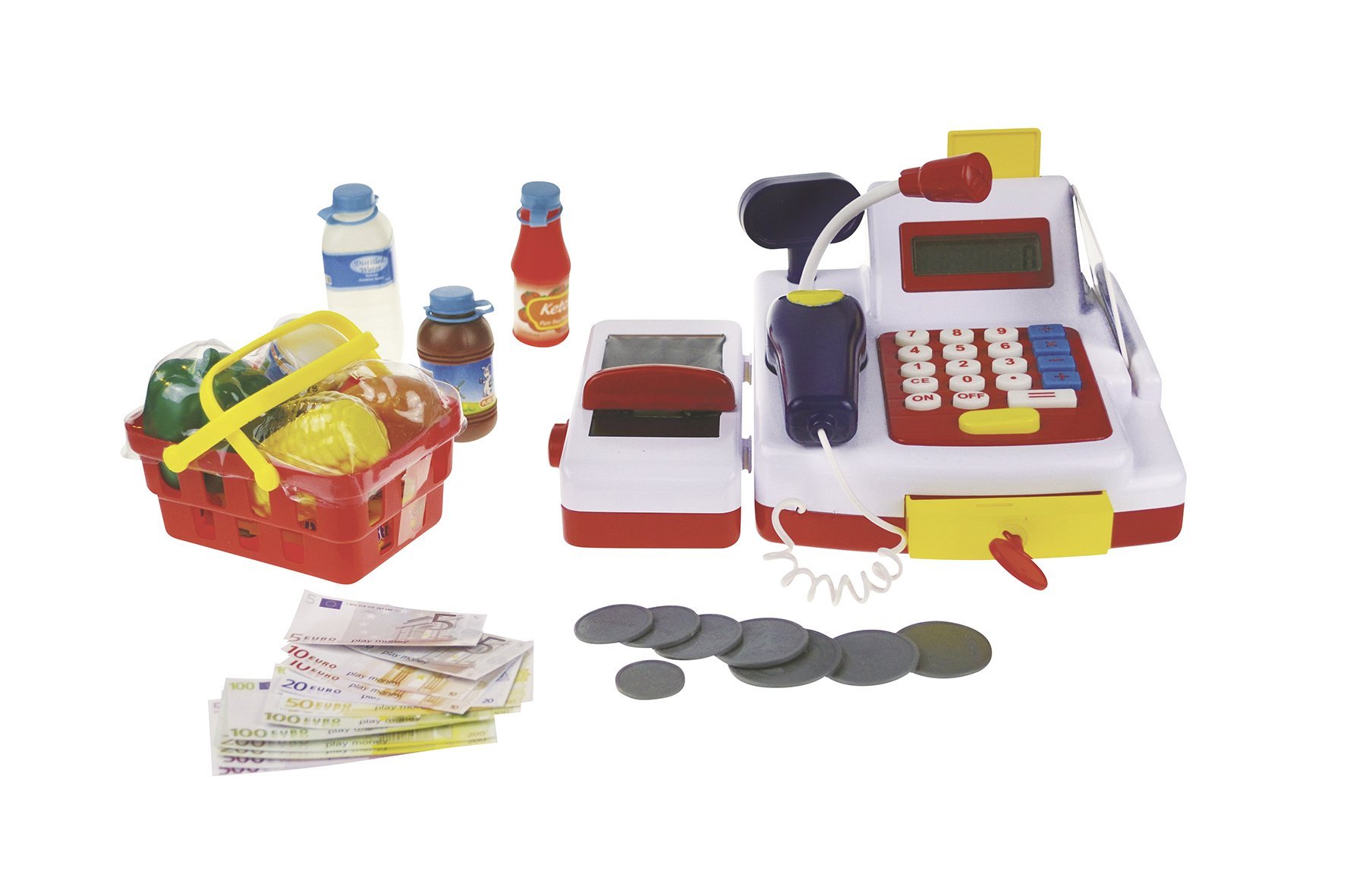 Happy People Cash Register, Multi-Color, Kid, Kasse, Manual, Plastic, Unisex, TOYS_AND_GAMES
