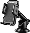 Mpow Car Phone Mount,Washable Strong Sticky Gel Pad with One-Touch Design Dashboard Car Phone Holder for iPhone 8/8Plus/7/7Plus/6s/6Plus/5S, Galaxy S5/S6/S7/S8, Google Nexus, LG, Huawei and More