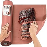 PH PERKHOMY Pink Butcher Paper Roll 18" x 1200" (100') for Smoker BBQ Grilling Smoking Meat Unbleached Uncoated Unwaxed (Pink, 18" x 100')