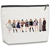 Music Lover Gifts for Women, Album Inspired Gift, Song Lovers Gift, Makeup Bag Gifts for Mom Daughter Sister Friend BFF Girls, Singer's Merchandise, Travel Toiletry Makeup Organizer Zipper Pouch