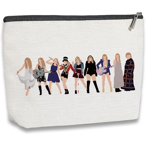 Gilmore Girls Make-up-Tasche – Fan-Merchandise, Reißverschluss, Naturleinen, Für Reise & Alltag