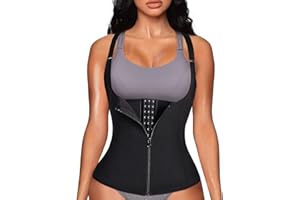 Ursexyly Women Waist Trainer Slim Corset Weight Loss Sauna Suits Neoprene Sweat Vest Workout Body Shaper Tank Top With Straps