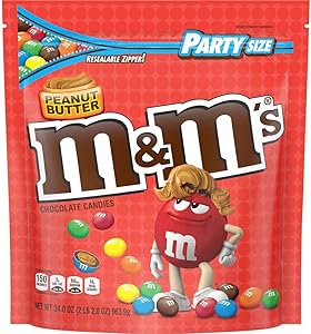 M&M'S Peanut Butter Chocolate Candy Party Size