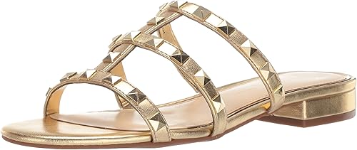 jessica simpson gold flat sandals