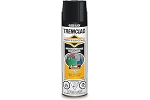 Rust-Oleum Tremclad Professional Rust Enamel Paint & Primer in Gloss Black, 426g