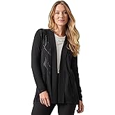 Kasper Womens No Closure Pattern Cardigan