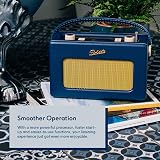 Roberts Revival iStream 3L FM DAB DAB+ Internet Radio with Bluetooth Midnight view 3