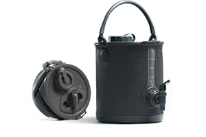 Colapz 2-in-1 Collapsible Camping Water Container with Spigot - 2 Gallon Portable Bucket & Camping Water Jug with Spout - Sports Water Jug - RV Bucket - Water Jug Dispenser