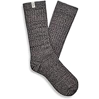 Amazon.com: UGG Women's Clarice Tall Slouchy Sock, Charcoal, O/S