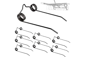 43783 Dethatcher Replacement Spring Tine for Agri-Fab Lawn Dethatcher, 8Pack Lawn Tractor Dethatcher Attachment Dethatcher Ti
