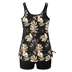 Tankini Swimsuits for Women Tummy Control Blouson
