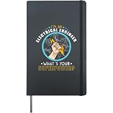 Electrical Engineer Electrical Engineering Hardcover Journal, Black