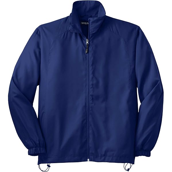 SPORT-TEK Unisex Full Zip Wind Jacket at Amazon Men's