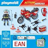 Playmobil 71466 Action Heroes Motorcycle Oil Spill Incident 21 pcs view 5