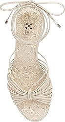 Vince Camuto Women's Lory Heeled Sandal, Creamy