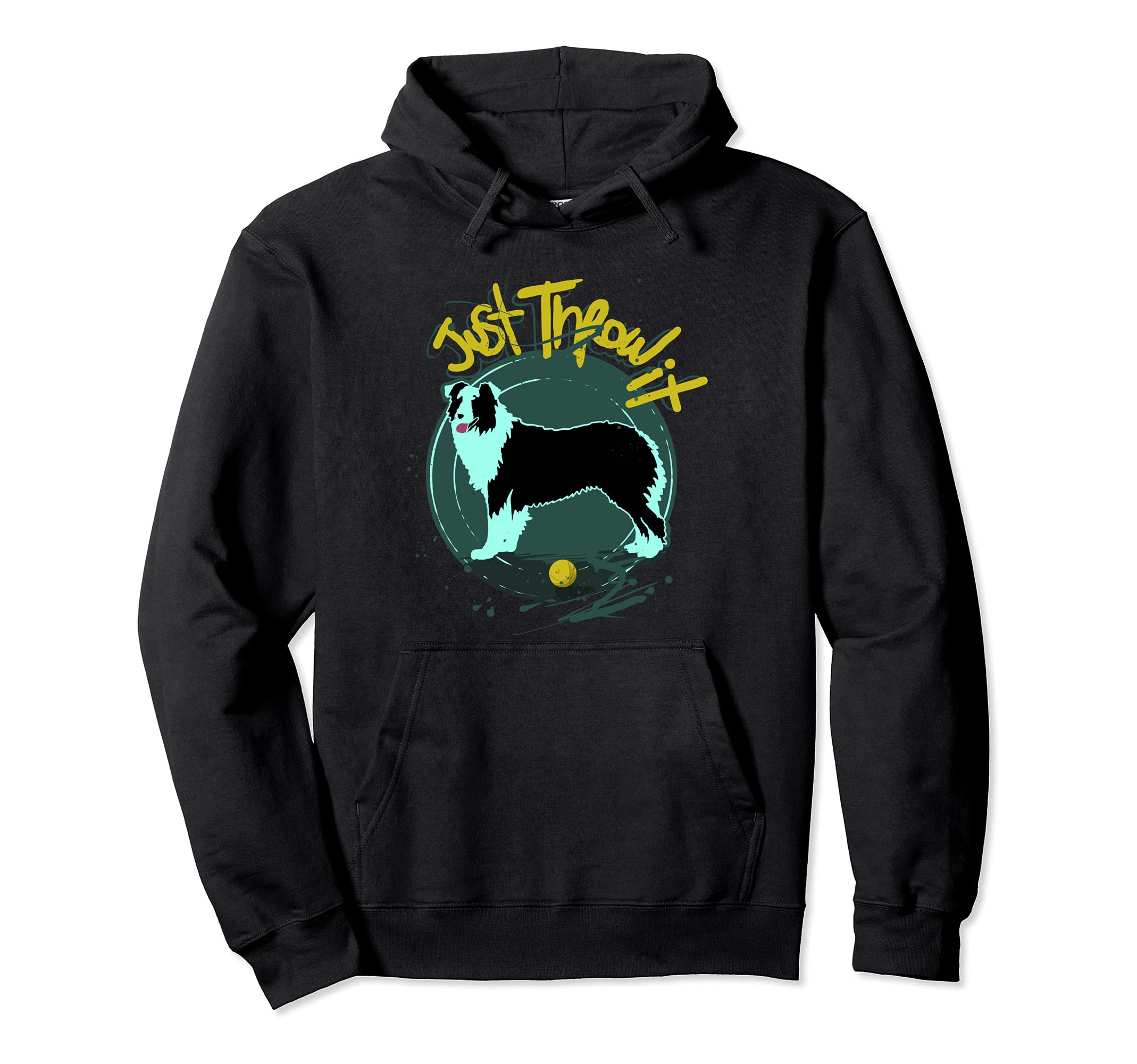 Australian Shepard Dog Throw It Pullover Hoodie