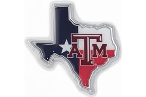 MERCEDES AMG PETRONAS Texas A&M Metal Auto Emblem (Texas Flag Logo)